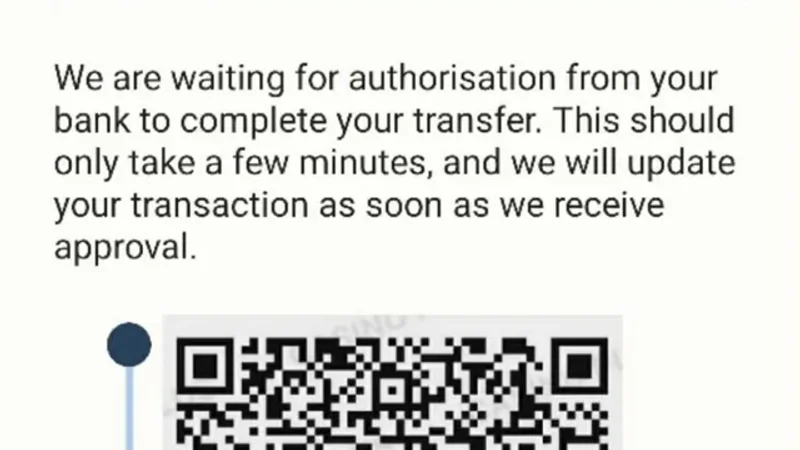GCash Mobile Cashier Deposit Screen and QR Ph Code