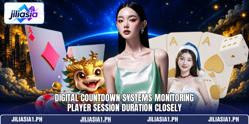 Digital countdown systems monitoring player session duration closely Digital countdown systems monitoring player session duration closely