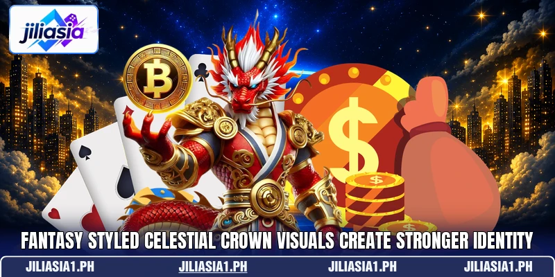 Fantasy styled Celestial Crown visuals create stronger identity Fantasy styled Celestial Crown visuals create stronger identity