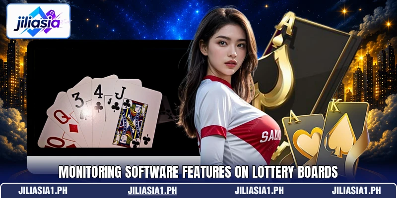 Monitoring software features on lottery boards Monitoring software features on lottery boards