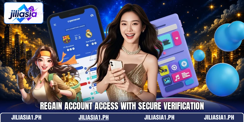 Regain account access with secure verification