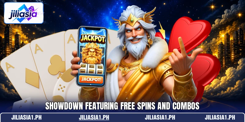 Showdown featuring Free Spins and combos Showdown featuring Free Spins and combos