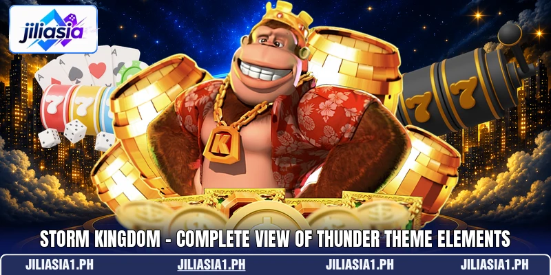 Storm Kingdom - Complete View Of Thunder Theme Elements Storm Kingdom - Complete View Of Thunder Theme Elements